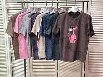 Футболка Lelis 1014-7 beige - делук