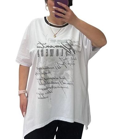 Футболка Levisha 25318 white - делук