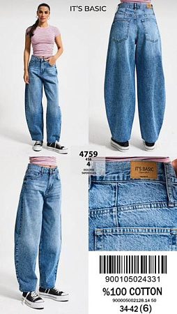 Джинсы Jeans Style 4759-4S6-4 blue - делук
