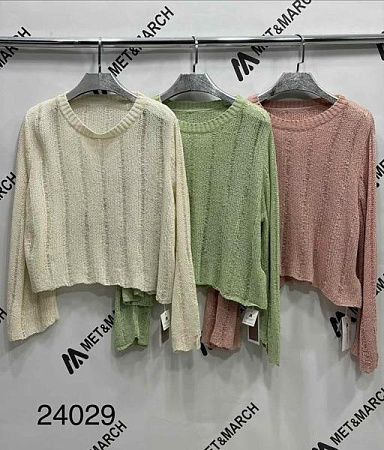 Свитер Met&March 24029 d.beige - делук