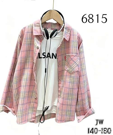 Рубашка Flong 6815 pink - делук
