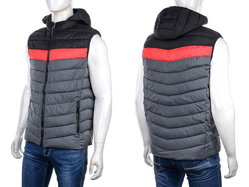 Жилетка M7 88597 grey - делук