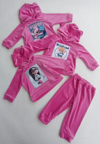 Костюм Спорт Meloria ML3309 pink-white - делук