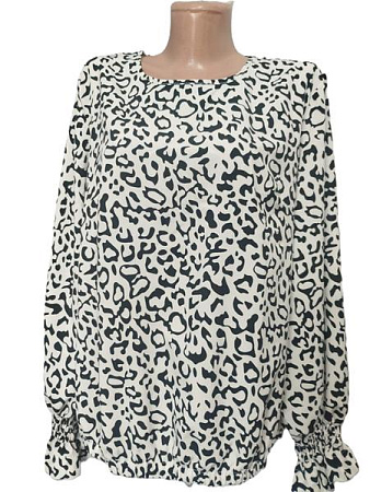 Блузка Bishoff 585 apricot-black - делук