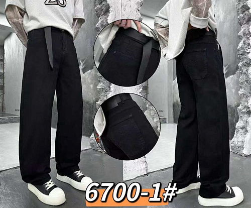 Джинсы God Baron 6700-1 black - делук