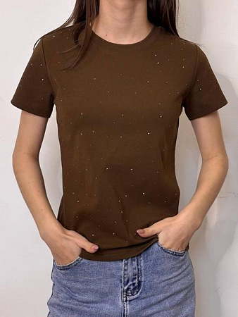 Футболка Kosta H293-1 brown - делук