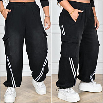 Штаны Спорт Saint Wish 6087 black - делук