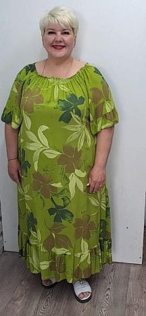 Платье Romeo Life RL543 l.green - делук