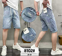 Шорты Baron Jeans 8102 l.blue - делук