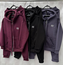 Костюм Спорт Shon S1864 wine - делук