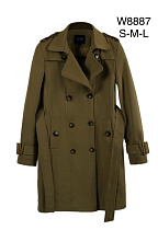 Пальто Immei W8887 brown - делук