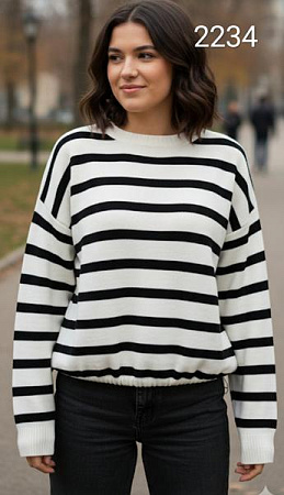 Свитер Met&March 2234 white - делук