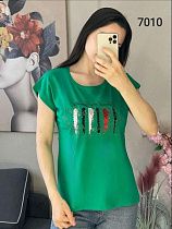 Футболка Fsn 7010 green - делук