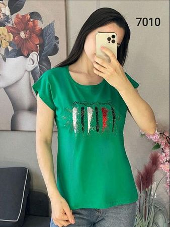 Футболка Fsn 7010 green - делук