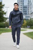 Костюм Спорт Hai H1287 grey - делук