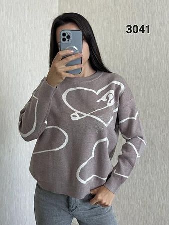 Свитер Fsn 3041 d.grey - делук