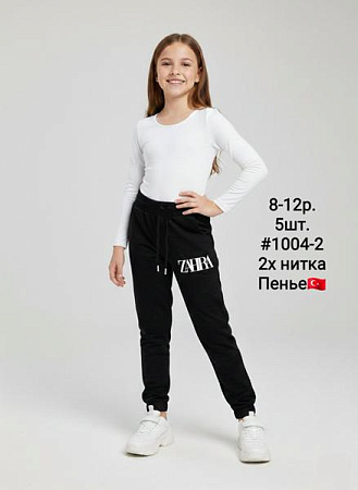 Штаны Спорт Amz 1004-2 black - делук