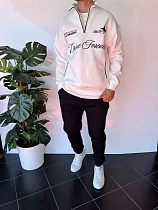 Свитер Three Black 2338 white Свитер Three Black 2338 white - делук