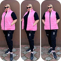 Жилетка Bat 95 pink - делук