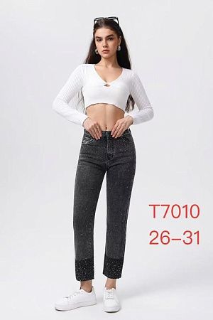Джинсы Newjeans T7010 black - делук