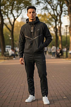 Костюм Спорт Hai H1344 black - делук