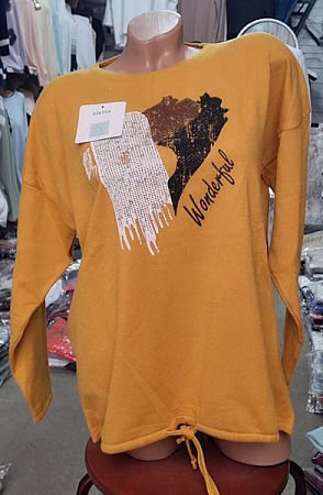 Свитер Julia JL1047 orange - делук