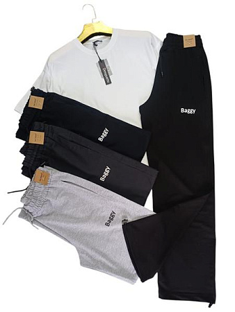 Штаны Спорт Moranny MR1089 l.grey - делук