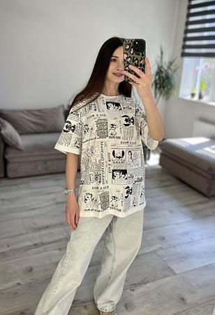 Футболка S.Style 72-0 l.beige - делук