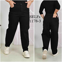 Джинсы Ruxa 1178-3 black - делук