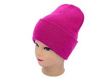 Шапка Angelica FND011-2 подвійна fuchsia - делук