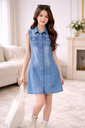 Платье Sunnytot 25113 l.blue - делук