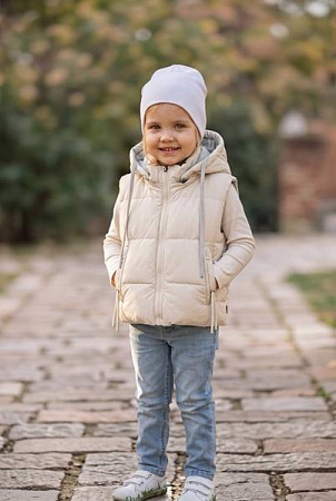 Жилетка Delfinka 56922 beige - делук
