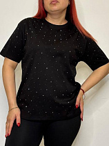 Футболка Kosta H538-1 black - делук