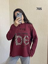 Свитер Fsn 705 wine - делук