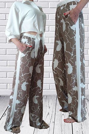 Штаны H&S 165 brown - делук