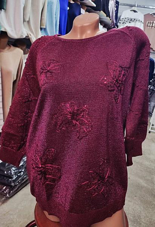 Свитер Julia JL1032 wine - делук