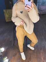 Штаны No Brand 0404 beige (46-48) - делук