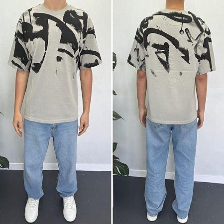 Футболка I8Denim 90569 grey - делук