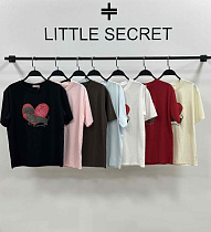 Футболка Little Secret 2188-1 brown - делук