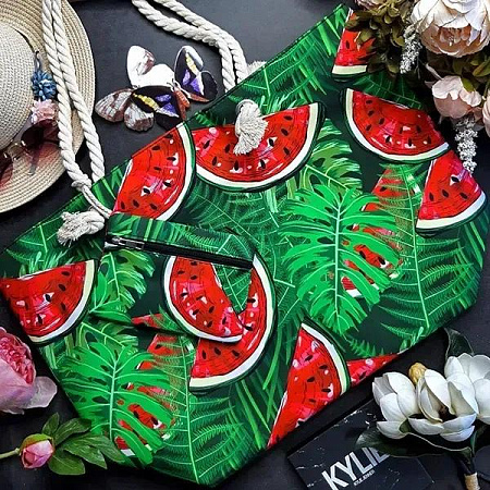 Сумка Luna-Bag 8973 green-red - делук