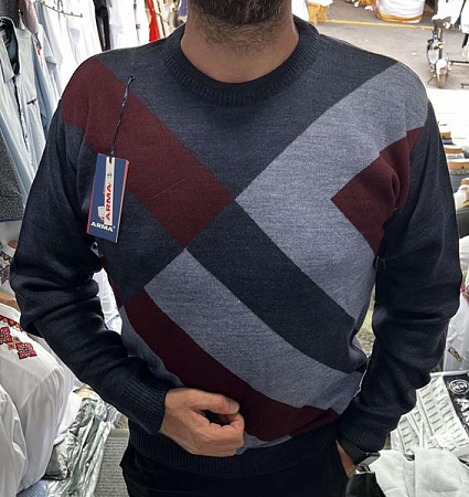 Свитер Nik 56814 d.grey - делук