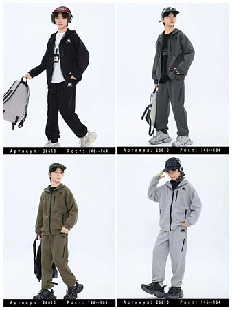 Костюм Спорт Delfinka 26610 l.grey - делук