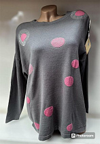 Свитер Levisha 24046 grey - делук