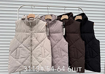 Жилетка Style Nadezhda 3113 brown - делук