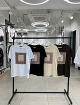 Футболка Nefertiti NF251 beige - делук