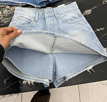 Юбка-Шорты Maxim Jeans 244-7466 l.blue - делук
