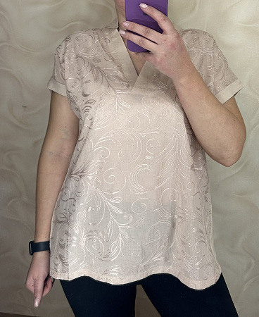 Футболка Levisha 26003 beige - делук