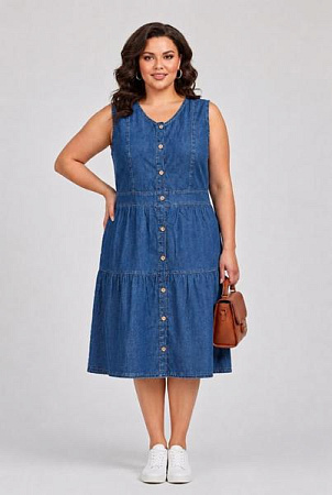 Сарафан Julia JL1221 blue - делук