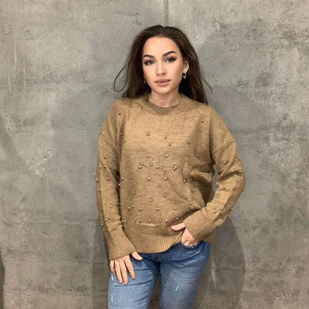 Свитер Modnulya 1909 beige - делук