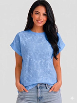 Футболка Levisha 26006 l.blue - делук